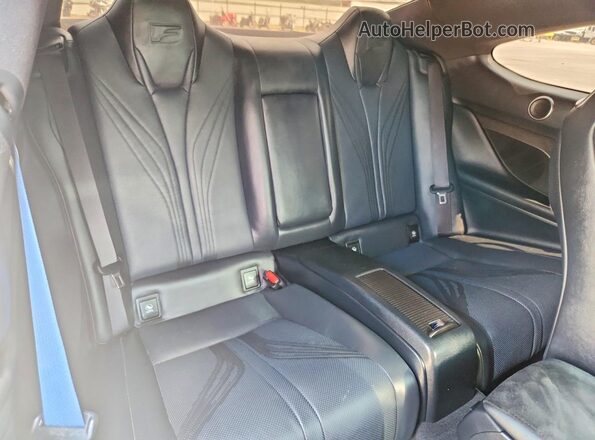JTHHP5BC7K5007177 2019 LEXUS RC Gray Widok tylnych siedzeń