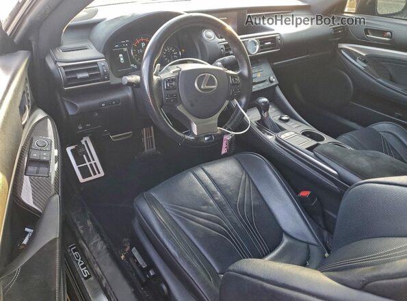 JTHHP5BC9H5006265 2017 LEXUS RC-F Black Dashboard view