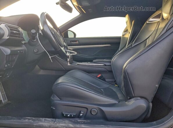 JTHHP5BC9H5006265 2017 LEXUS RC-F Black Front interior view