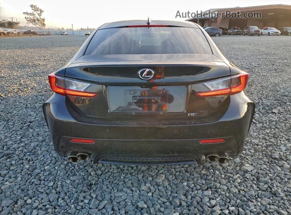 JTHHP5BC9H5006265 2017 LEXUS RC-F Black Rear view