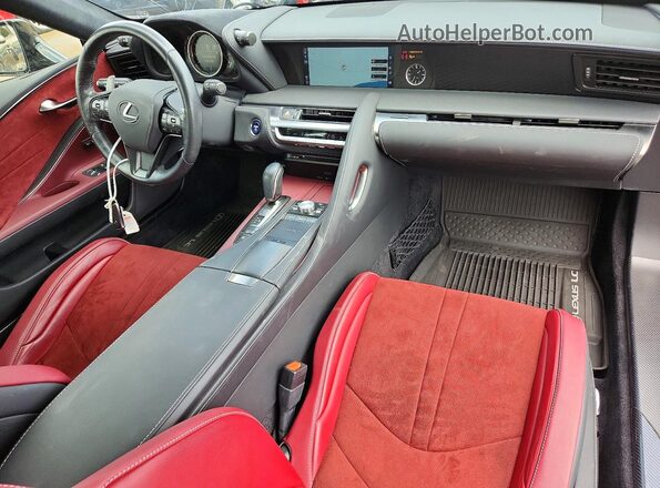 JTHHY5AY3JA000498 2018 LEXUS LC Серый Вид панели приборов