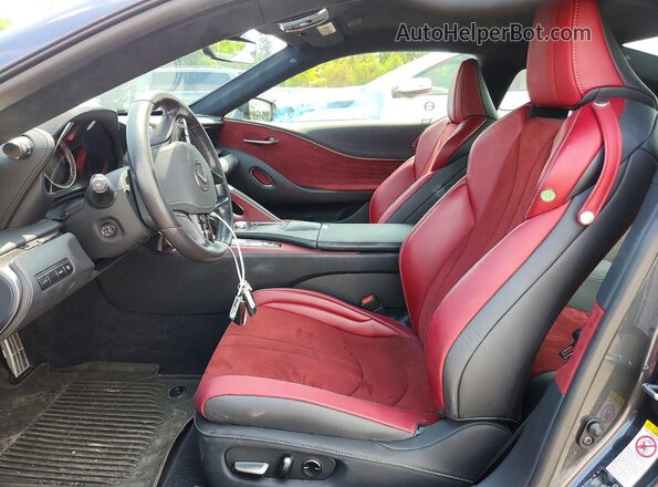 JTHHY5AY3JA000498 2018 LEXUS LC Серый Вид салона спереди