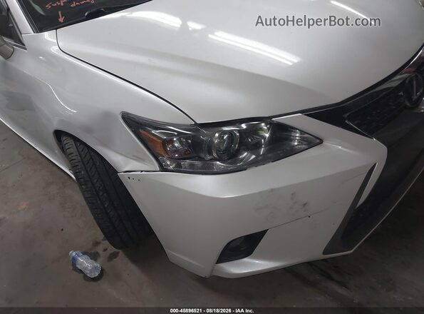 JTHKD5BH0G2275703 2016 LEXUS CT 200H Белый Вид спереди
