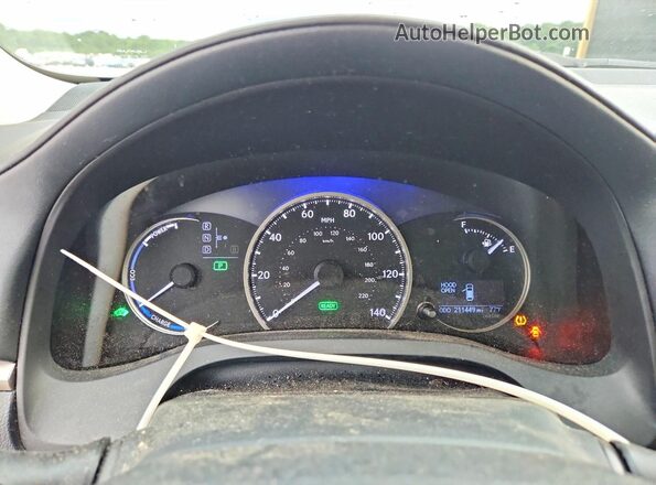 JTHKD5BH2G2252178 2016 LEXUS CT Black Вид щитка приладів