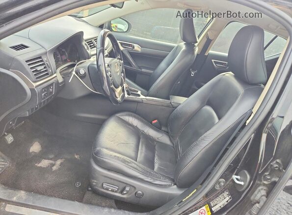 JTHKD5BH2G2252178 2016 LEXUS CT Black Вид салону спереду