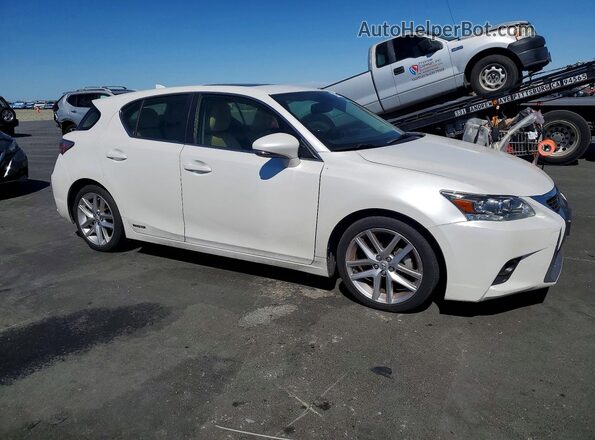 JTHKD5BH2H2292259 2017 LEXUS CT Белый Передняя правая четверть