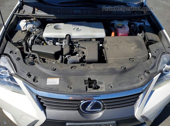 JTHKD5BH2H2292259 2017 LEXUS CT Белый Вид задней части салона