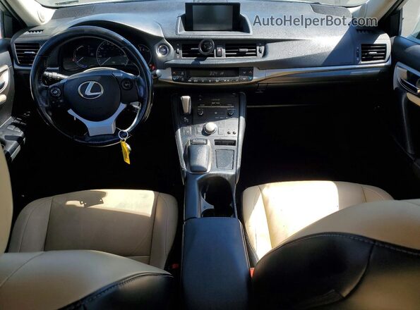 JTHKD5BH2H2292259 2017 LEXUS CT Белый Вид панели приборов