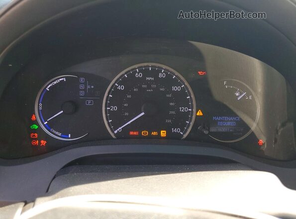 JTHKD5BH5G2254099 2016 LEXUS CT White Instrument cluster view