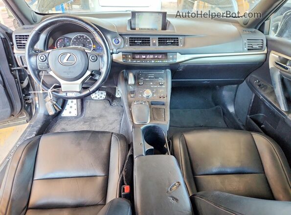 JTHKD5BH5G2257083 2016 LEXUS CT Black Dashboard view