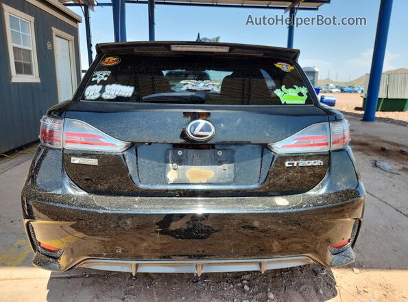 JTHKD5BH5G2257083 2016 LEXUS CT Black Rear view
