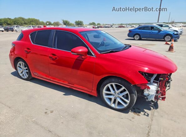 JTHKD5BH7H2291396 2017 LEXUS CT Red Передня права чверть