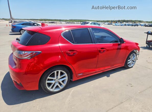 JTHKD5BH7H2291396 2017 LEXUS CT Red Задня права чверть