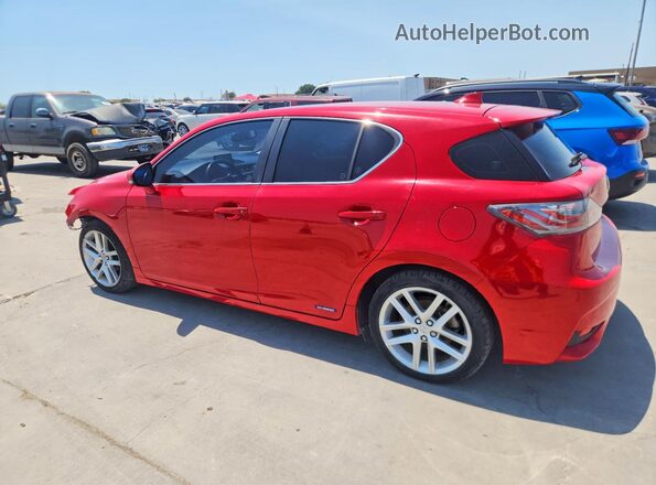 JTHKD5BH7H2291396 2017 LEXUS CT Red Задня ліва чверть