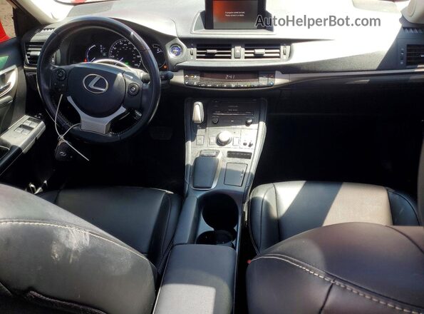 JTHKD5BH8H2287101 2017 LEXUS CT Red Widok deski rozdzielczej