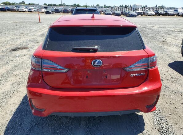 JTHKD5BH8H2287101 2017 LEXUS CT Red Widok z tyłu