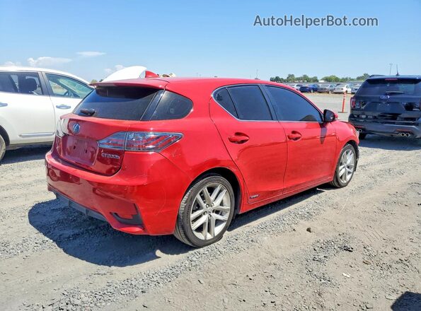 JTHKD5BH8H2287101 2017 LEXUS CT Red Tył prawy