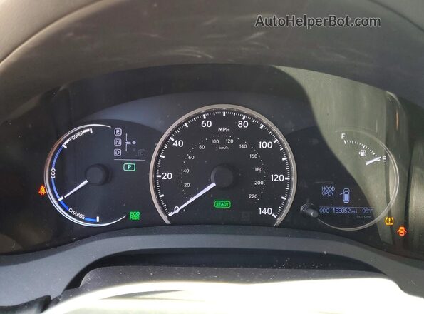 JTHKD5BH8H2287101 2017 LEXUS CT Red Widok zestawu wskaźników