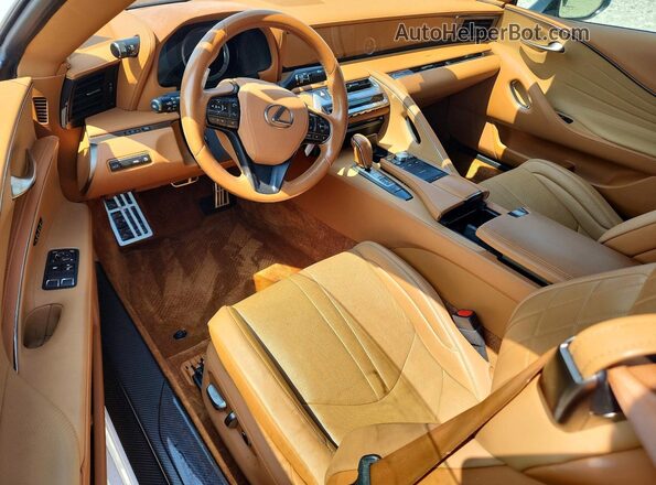 JTHMPAAY0NA105452 2022 LEXUS LC Белый Вид панели приборов