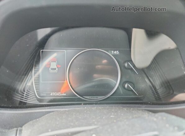 JTHP9JBH1L2033576 2020 LEXUS UX Black Instrument cluster view