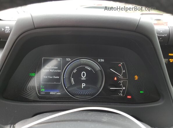 JTHP9JBH3R2071271 2024 LEXUS UX Black Widok zestawu wskaźników