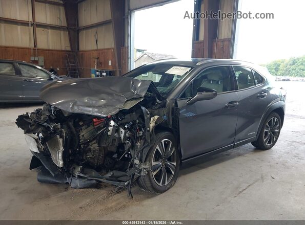 JTHP9JBH4M2051295 2021 LEXUS UX 250H Gray Vista tres cuartos delantera izquierda