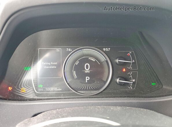 JTHP9JBH4N2058720 2022 LEXUS UX Black Vista del cuadro de instrumentos