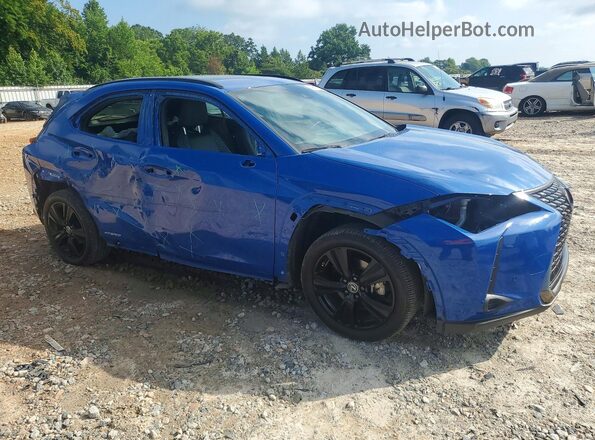 JTHP9JBH6M2047331 2021 LEXUS UX Синий Передняя правая четверть