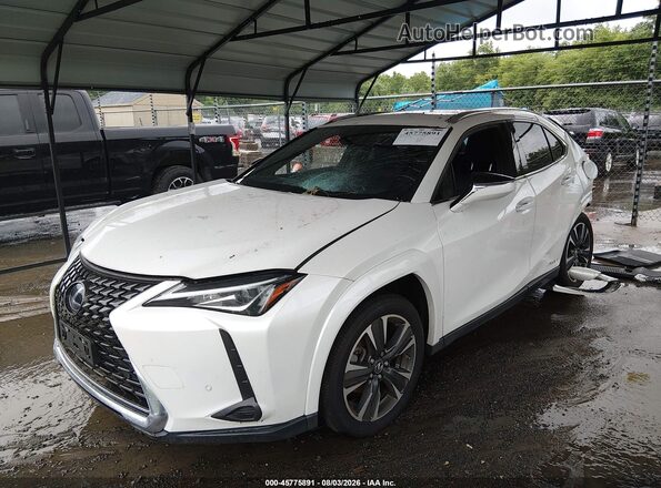 JTHP9JBH7N2060669 2022 LEXUS UX 250H White წინა მარცხენა ხედი სამი მეოთხედიდან