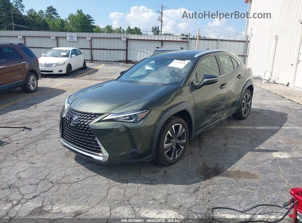 JTHP9JBH8M2040509 2021 LEXUS UX 250H Green Przód lewy