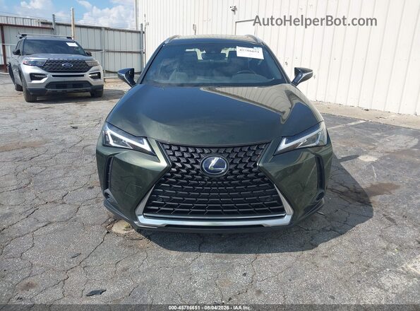 JTHP9JBH8M2040509 2021 LEXUS UX 250H Green Widok zestawu wskaźników