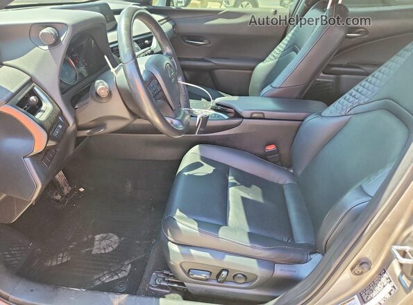 JTHP9JBH9L2032840 2020 LEXUS UX Gray Widok wnętrza z przodu