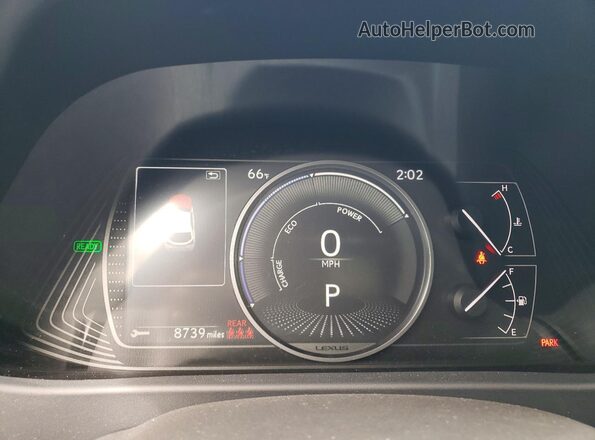 JTHP9JBHXN2056048 2022 LEXUS UX White Vista del cuadro de instrumentos