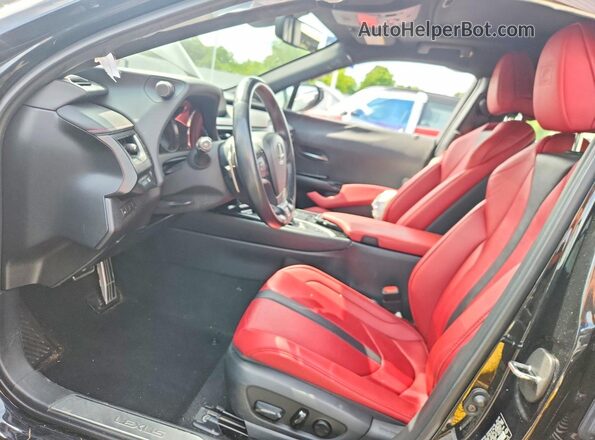 JTHR9JBH5N2062199 2022 LEXUS UX Черный Вид салона спереди
