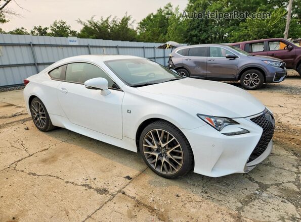 JTHS85BC2J5004186 2018 LEXUS RC Белый Передняя правая четверть