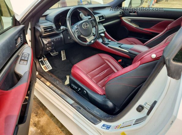 JTHS85BC2J5004186 2018 LEXUS RC Белый Вид панели приборов