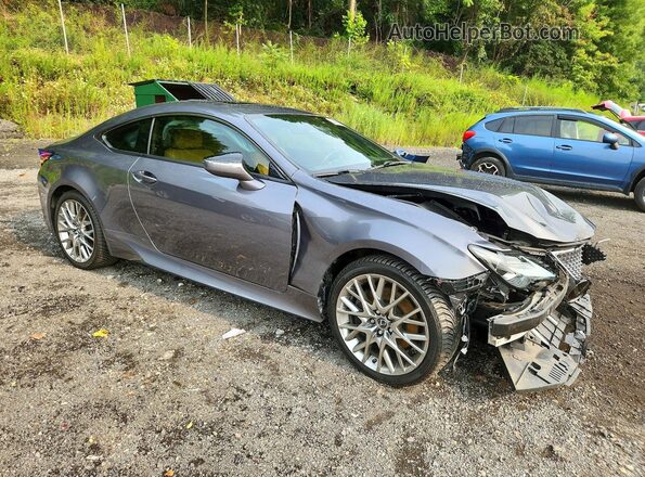 JTHS85BC4K5005258 2019 LEXUS RC Gray Delantero derecho
