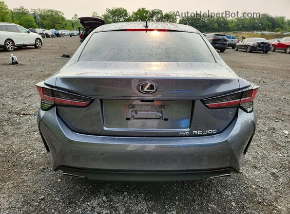 JTHS85BC4K5005258 2019 LEXUS RC Gray Vista trasera