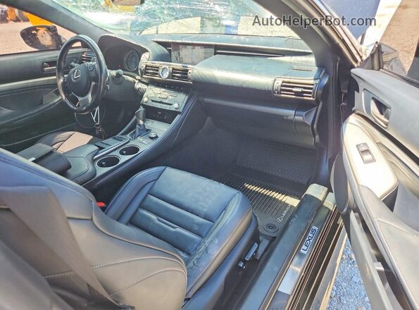 JTHSE5BC8G5007143 2016 LEXUS RC Black Vista del salpicadero