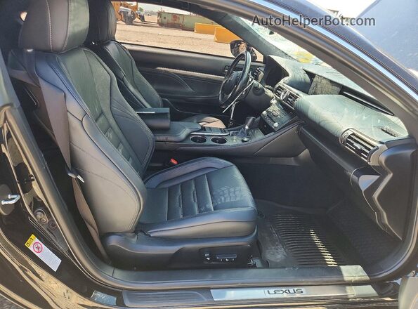 JTHSE5BC8G5007143 2016 LEXUS RC Black Vista interior delantera