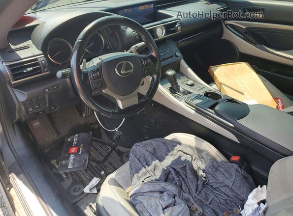 JTHSM5BC1G5001848 2016 LEXUS RC Gray Widok deski rozdzielczej