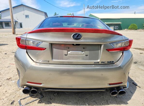 JTHSM5BC2G5002197 2016 LEXUS RC Серебряный Вид сзади