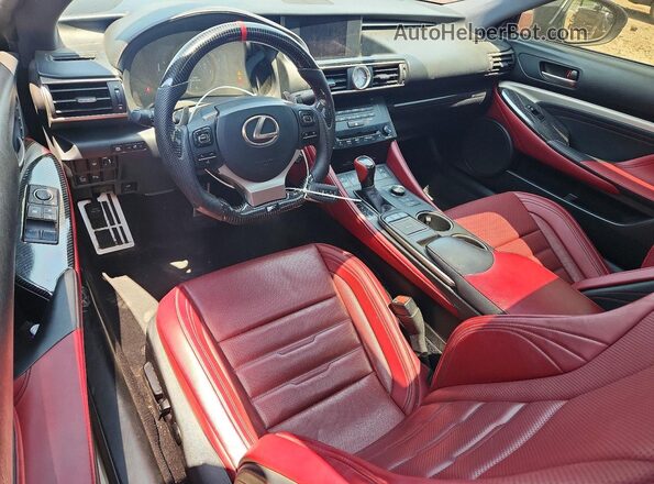 JTHSM5BC5G5001383 2016 LEXUS RC Black Dashboard view