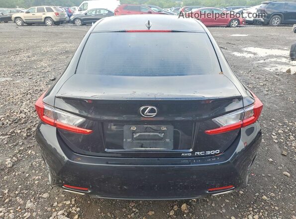 JTHSM5BC5H5003863 2017 LEXUS RC Черный Вид сзади