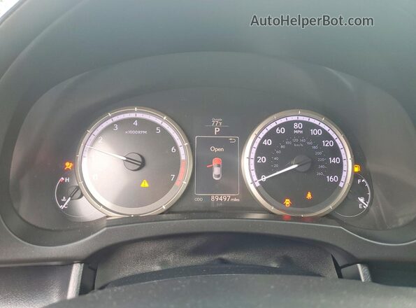 JTHSM5BC5H5003863 2017 LEXUS RC Черный Вид щитка приборов