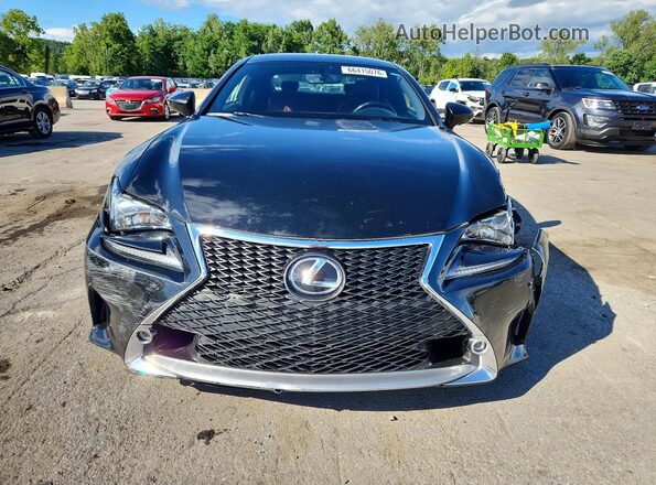 JTHSM5BC9H5002554 2017 LEXUS RC Black Դիմացի տեսք
