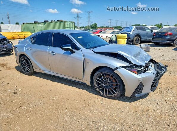 JTHSZ1E24N5023983 2022 LEXUS IS Серебряный Передняя правая четверть