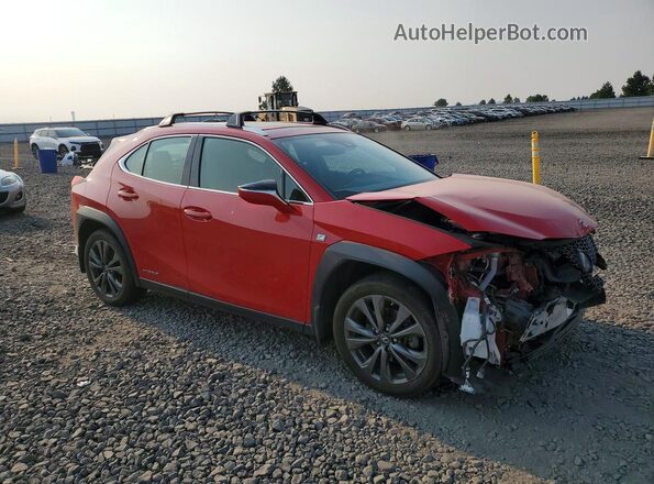 JTHU9JBH2K2010972 2019 LEXUS UX Red Front right