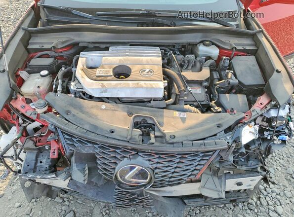 JTHU9JBH2K2010972 2019 LEXUS UX Red Engine compartment view
