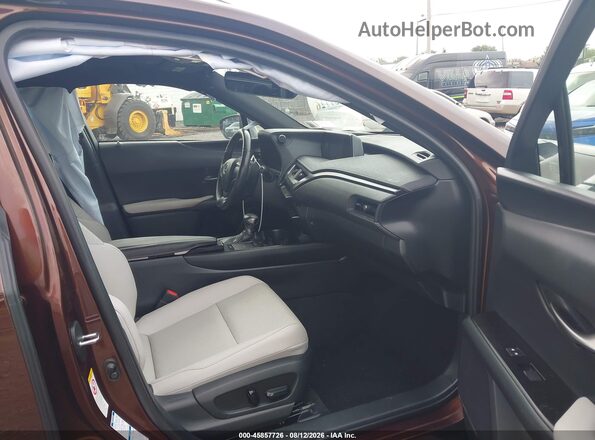 JTHU9JBH2K2011474 2019 LEXUS UX 250H Brown Вид салону спереду